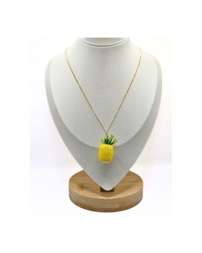 Κολιέ μα Χρυσή Αλυσίδα και Ανανά