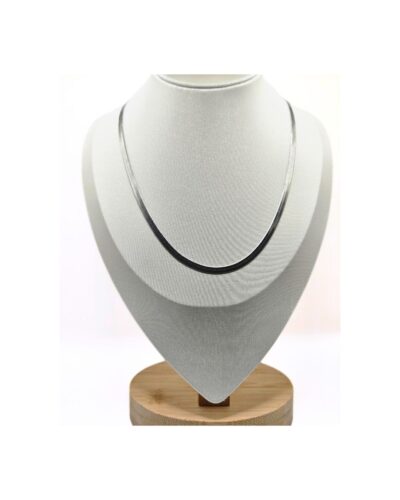 Κολιέ με Ασημένια Αλυσίδα Stiff