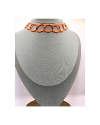 Τσόκερ Πορτοκαλί κοντό