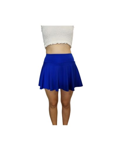 μπλε ρουά σορτσοφουστάκι