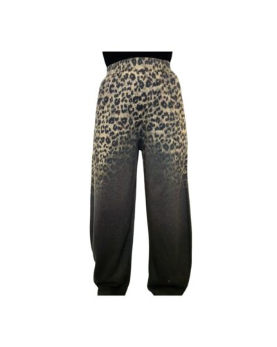 Παντελόνι animal print καφε