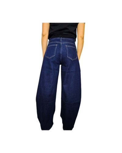 Παντελόνι τζιν barrel με ραφή μπροστά πίσω