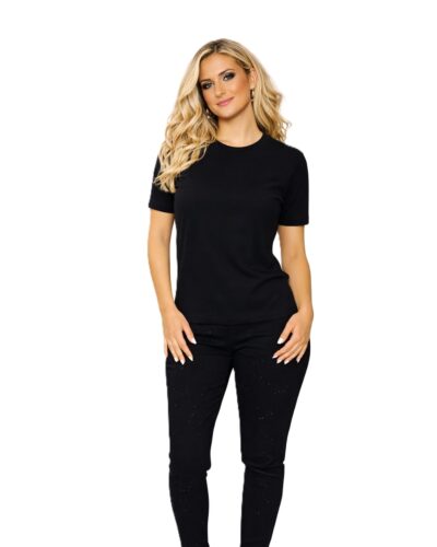 Πλεκτό Κοντομάνικο μπλουζάκι