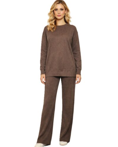 Σετ πλεκτό μόκα