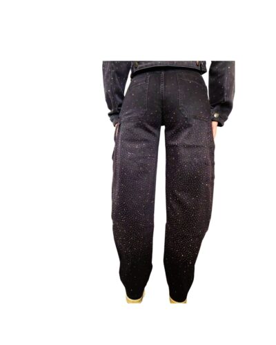 Τζιν barrel με στρας πίσω