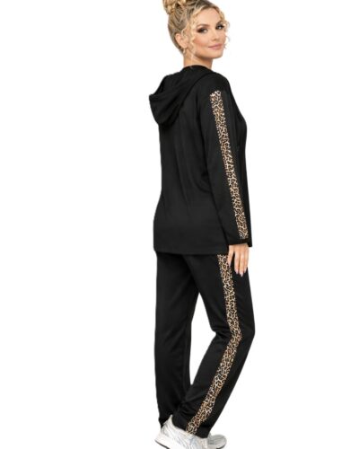 Animal Print σετ μαύρο πλαί