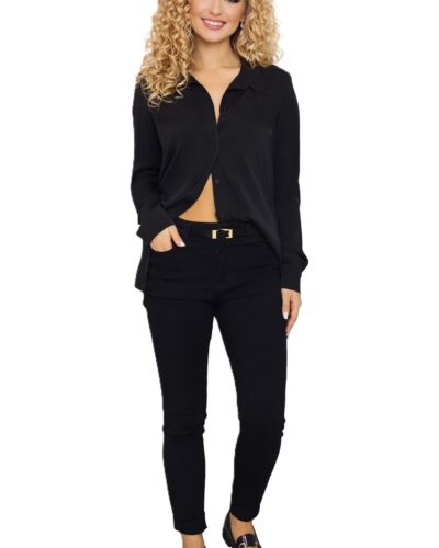 Παντελόνι με ζωνάκι μαύρο