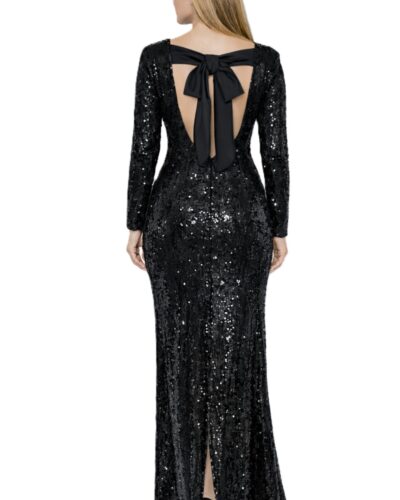 Μαύρο Φόρεμα Με Παγιέτα Πίσω