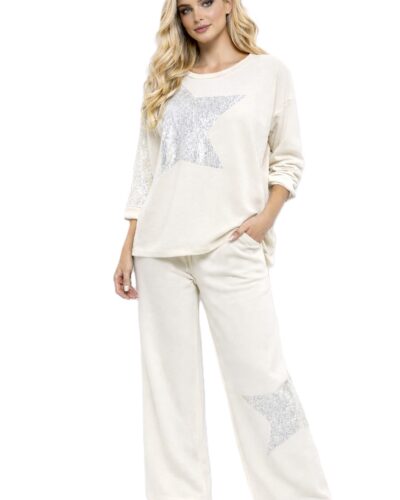 Σετ Plus Size Με Αστέρι Μπεζ