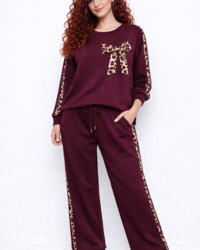 Σετ Με Φιόγκο Μπορντό