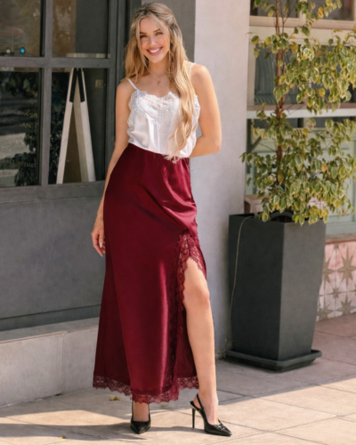 Φούστα Lingerie Μπορντό