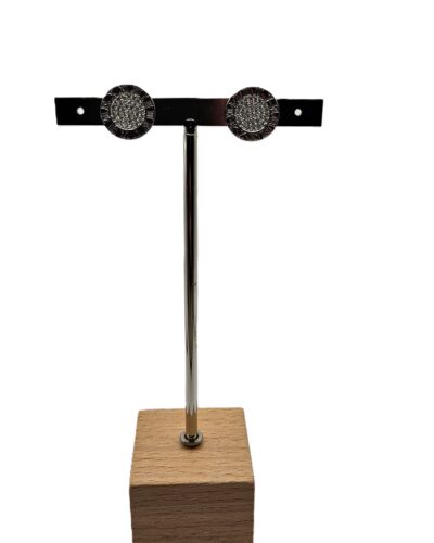 Σκουλαρίκια Κύκλος με Ζιργκόν