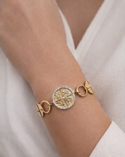 Βραχιόλι Κωνσταντινάτο με Ζιργκόν Φορεμένο