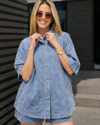 Jean set με σορτσάκι