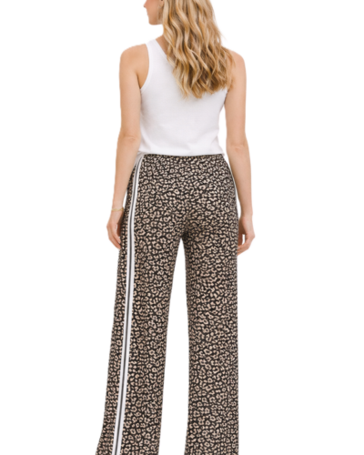 Παντελόνα Animal Print Μαύρη Πίσω