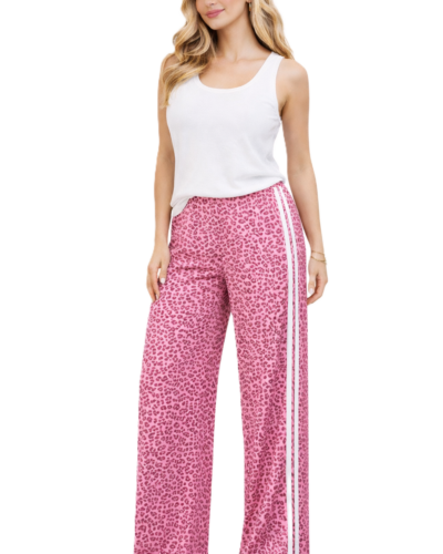 Παντελόνα Animal Print Ροζ