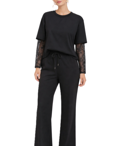 Σετ με Δαντέλα Μαύρο