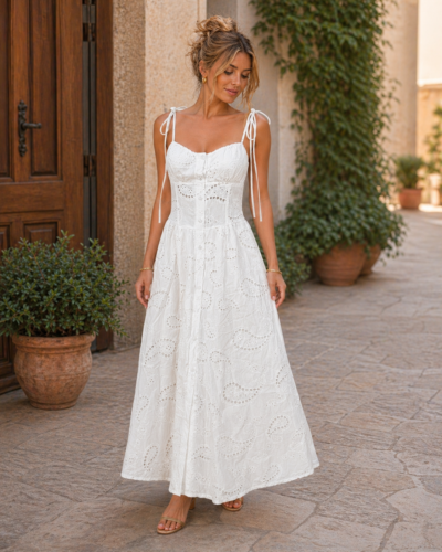 Λευκό Φόρεμα