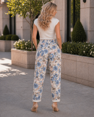 Παντελόνι Φλοραλ Πίσω