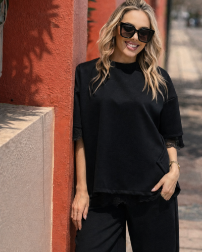 Σετ με διαφάνεια μαύρο