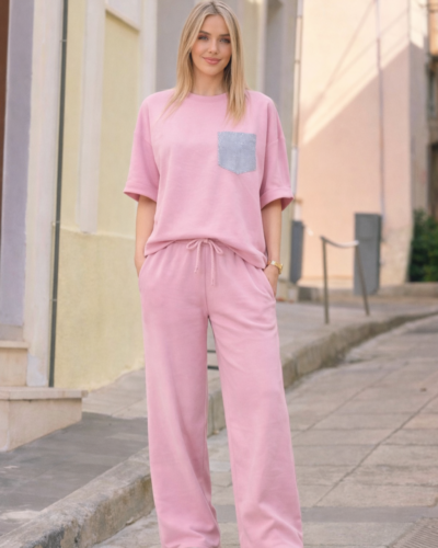 Σετ με ροζ τσέπη ροζ